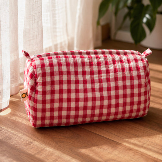 Strawberry Picnic Cosmetic Bag