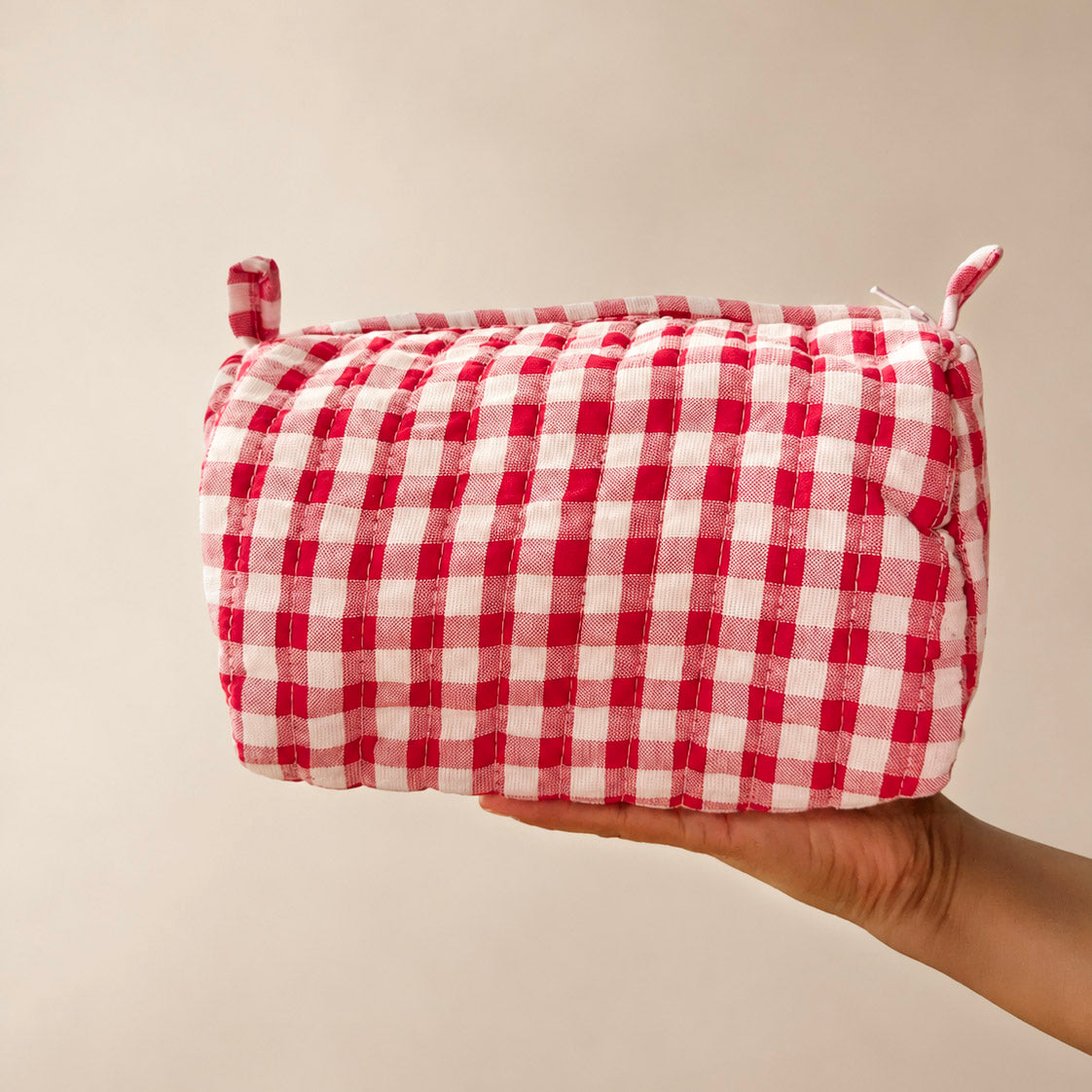 Kosmetiktasche "Erdbeer-Picknick"