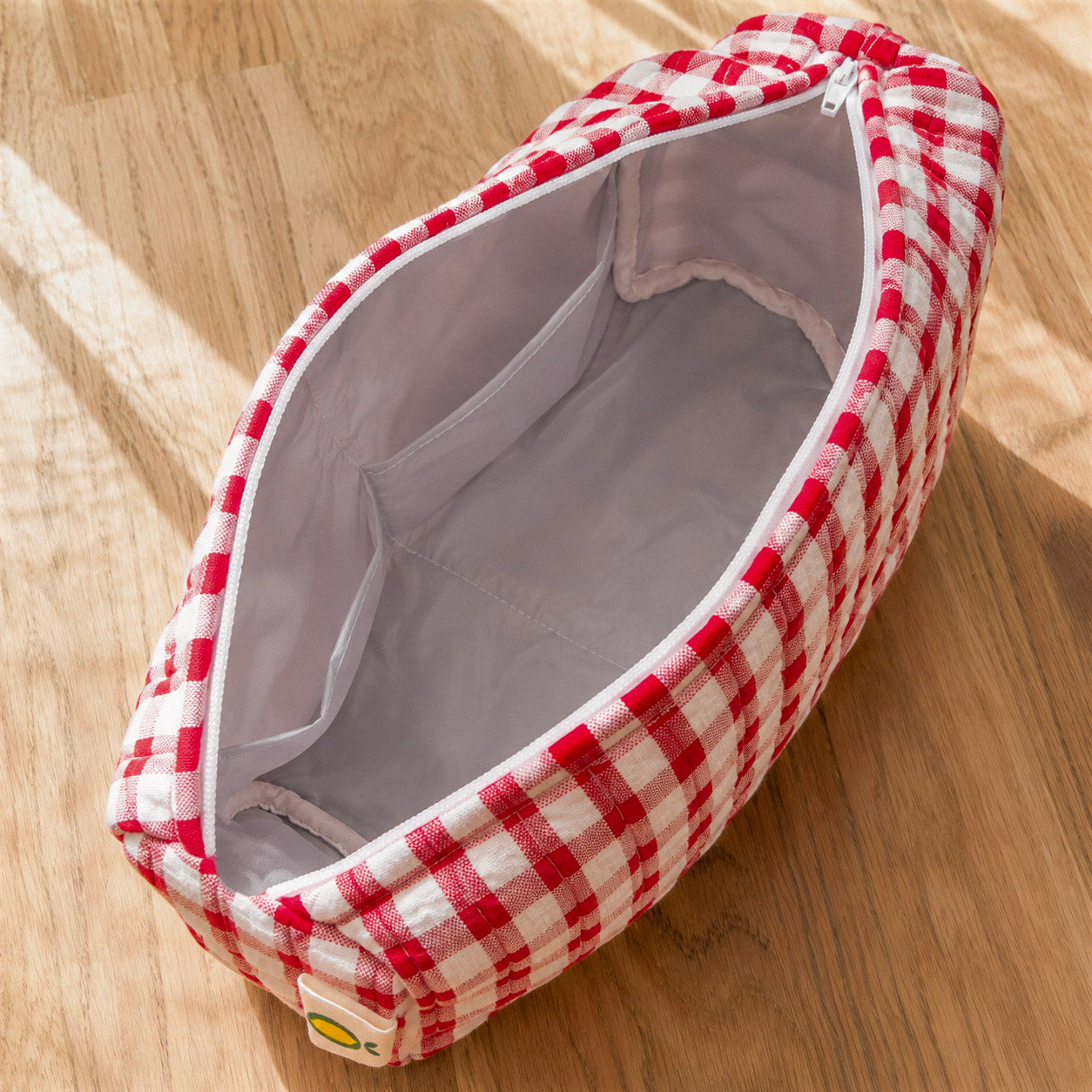 Kosmetiktasche "Erdbeer-Picknick"