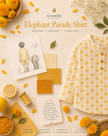 Das Elefantenparaden-T-Shirt